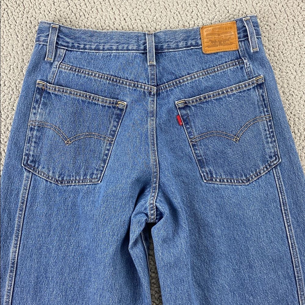 Levi's Premium XL Baggy Straight Seamed Women's No Stretch Jeans |  Size:  29 - Picture 6 of 15